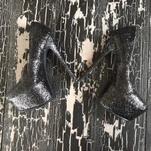 Black Platform High Heels